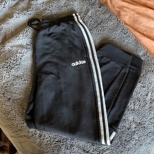 Adidas joggers black sweats women’s